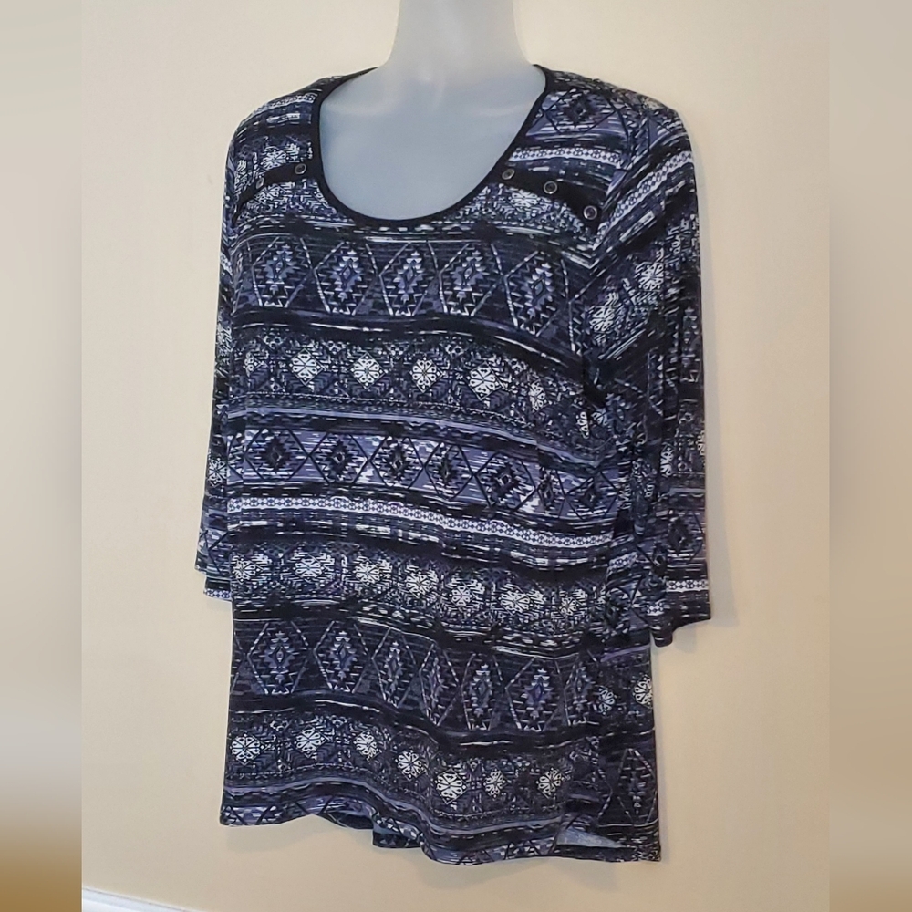 Suzie in the City Tunic Top 2X - Picture 2 of 8